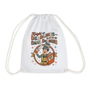 Chevalier des délais - Sac de sport léger - blanc - Devant