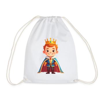 Noble Prince - Drawstring Bag - white - Front