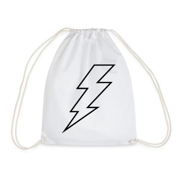 Éclair - Sac de sport léger - blanc - Devant