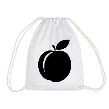 Silhouette pêche – Douce conception estivale - Sac de sport léger - blanc - Devant