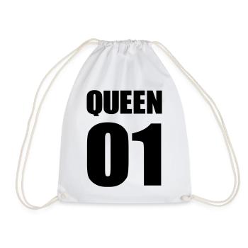 queen_01 - Turnbeutel - Weiß - Vorne