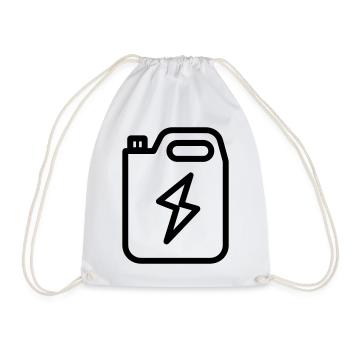 carburant - Sac de sport léger - blanc - Devant