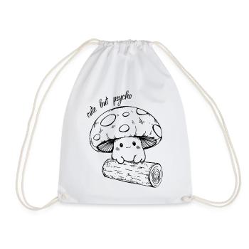 Süßer Pilz - mignon mais psychopathe - Sac de sport léger - blanc - Devant