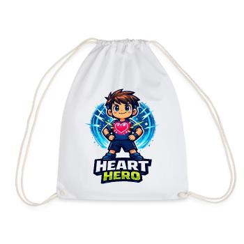 Héroïne ou héroïne de tous les cœurs - Sac de sport léger - blanc - Devant