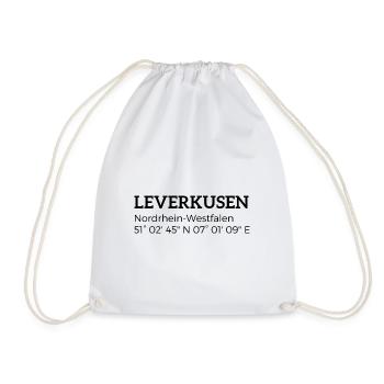 les coordonnées de Leverkusen Rhénanie-du-Nord-Westphalie - Sac de sport léger - blanc - Devant