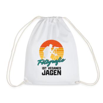 PHOTOGRAPHER - Drawstring Bag - white - Front