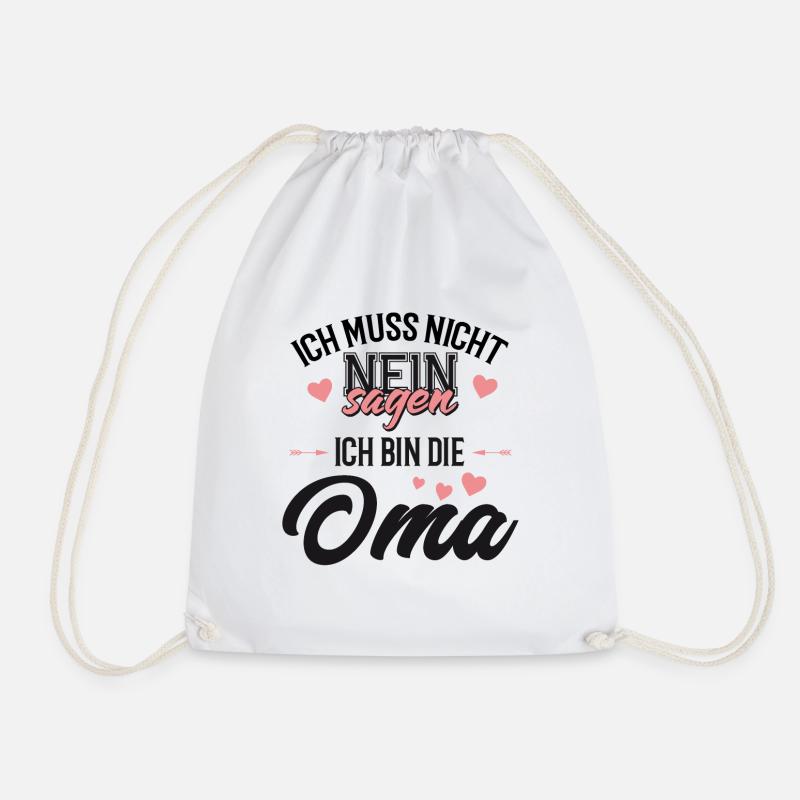 Oma - Turnbeutel - Weiß