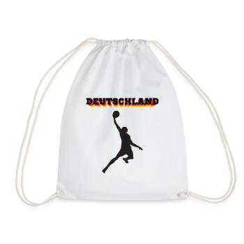 Basketball Win Germany - Drawstring Bag - white - Front