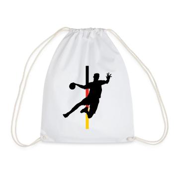 Handball Sieg - Turnbeutel - Weiß - Vorne