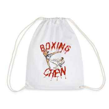Boxing - Drawstring Bag - white - Front