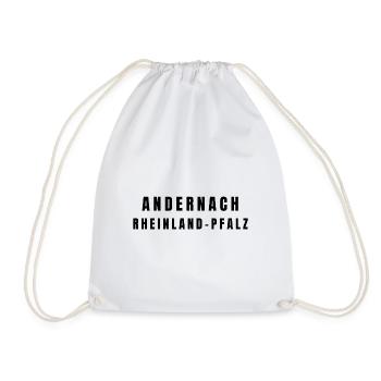 Andernach Rhineland-Palatinate - Drawstring Bag - white - Front