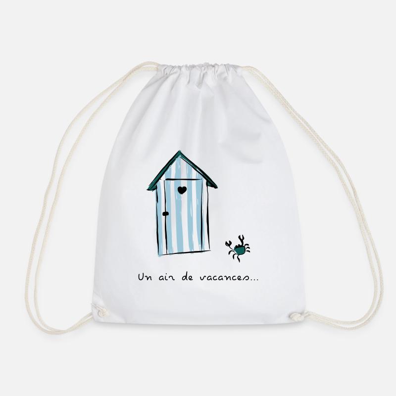 Cabine de plage - Sac de sport léger - blanc