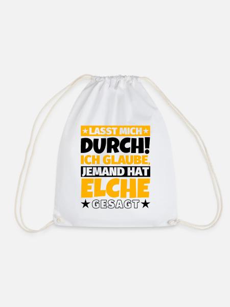 Elche - Turnbeutel - Weiß