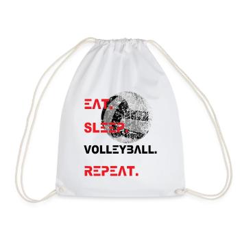 Volleyball sport 2reborn - Drawstring Bag - white - Front