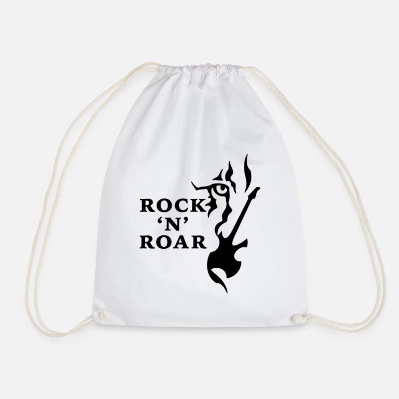 Rock & Roar (monochrome) - Turnbeutel - Weiß