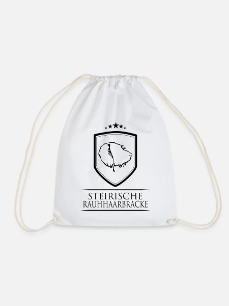 STEIRISCHE RAUHHAARBRACKE WAPPEN - Turnbeutel - Weiß