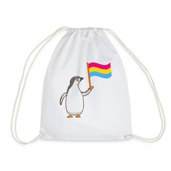 Drapeau pansexuel Antarctique Mois de la fierté animale LGBT - Sac de sport léger - blanc - Devant