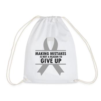 Dyslexia Intervention for Dyslexia Therapy - Drawstring Bag - white - Front