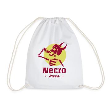 Necro Pizza - Sac de sport léger - blanc - Devant