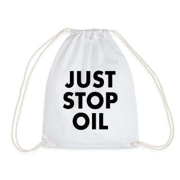 Just stop oil - Sac de sport léger - blanc - Devant