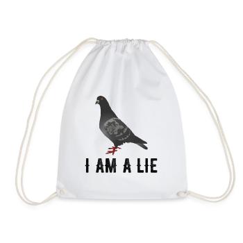 Chemise Cadeaux I Am A Lie Bird Arn't Real Spies - Sac de sport léger - blanc - Devant
