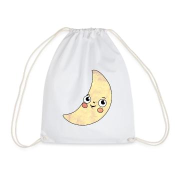 Lune cosmique - Sac de sport léger - blanc - Devant