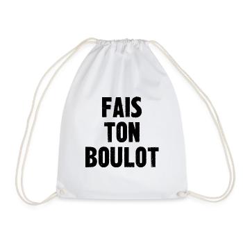 fais ton boulot - Sac de sport léger - blanc - Devant