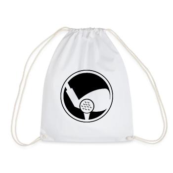 Golf - Golf Club / Sport - Elite - Drawstring Bag - white - Front