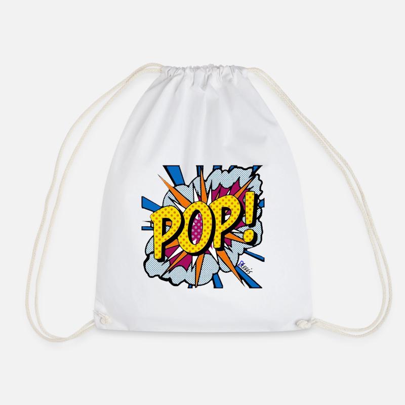 pop - Turnbeutel - Weiß