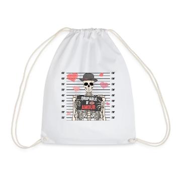 coupable d'amour - Sac de sport léger - blanc - Devant