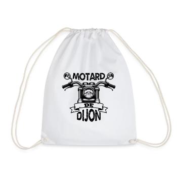 motard de dijon - Sac de sport léger - blanc - Devant