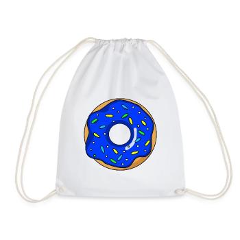 Beignet - Sac de sport léger - blanc - Devant