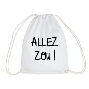 allez zou - Sac de sport léger - blanc - Devant