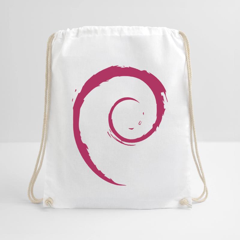Linux Spiral Operating System PC Gift IT Idea Drawstring Bag