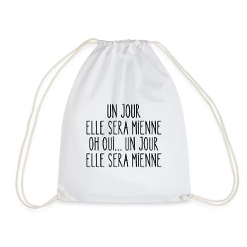 un jour elle sera mienne - Sac de sport léger - blanc - Devant