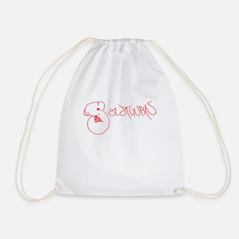 Solothurn Souvenir T-Shirt - Drawstring Bag - white