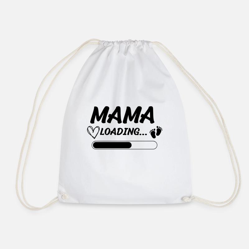 Mama loading - Turnbeutel - Weiß
