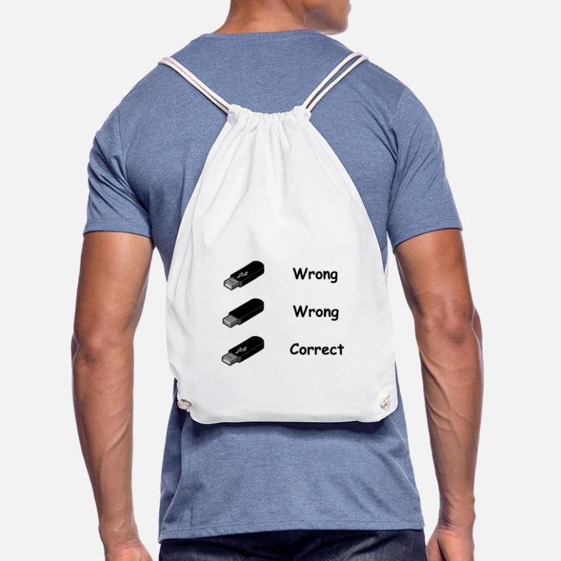 USB Stick Nerd Geek Computer Computer Science Gift Drawstring Bag