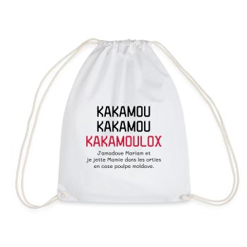 Kamoulox ! Humour - Drôle - Parodie - Loufoque - Sac de sport léger - blanc - Devant