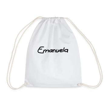 Emanuela - Turnbeutel - Weiß - Vorne