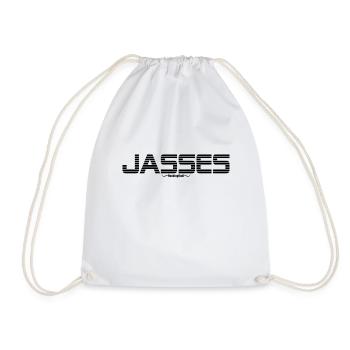 Jasses Schwarz B - Turnbeutel - Weiß - Vorne