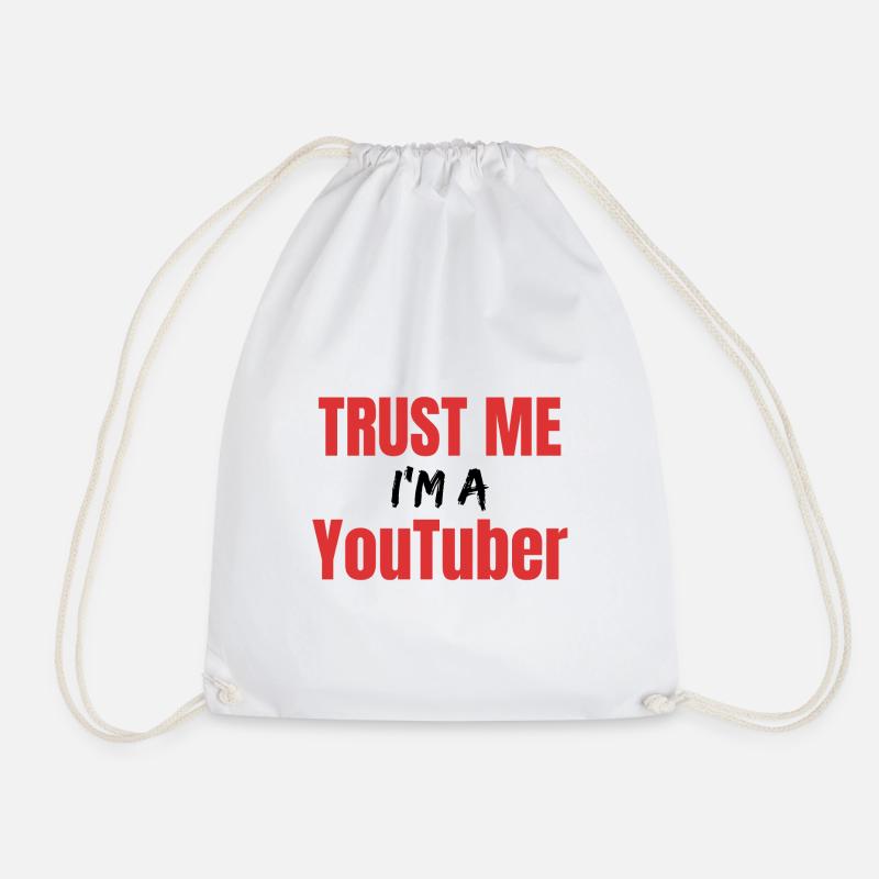 Youtube Geschenk Youtuber Geschenke Hobby Beruf - Turnbeutel - Weiß
