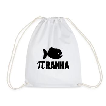 Piranha - Turnbeutel - Weiß - Vorne