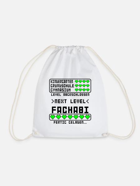 Fachabitur Fachabi zum bestandenen Abgeschlossen - Turnbeutel - Weiß