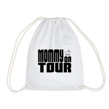 Mommy On Tour stroller - Drawstring Bag - white - Front