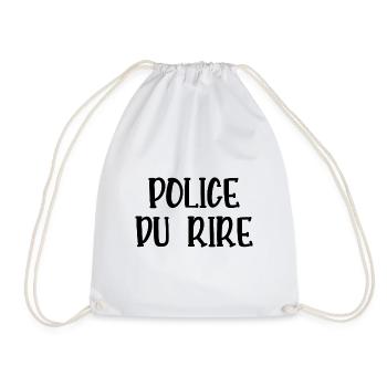 police du rire - Sac de sport léger - blanc - Devant