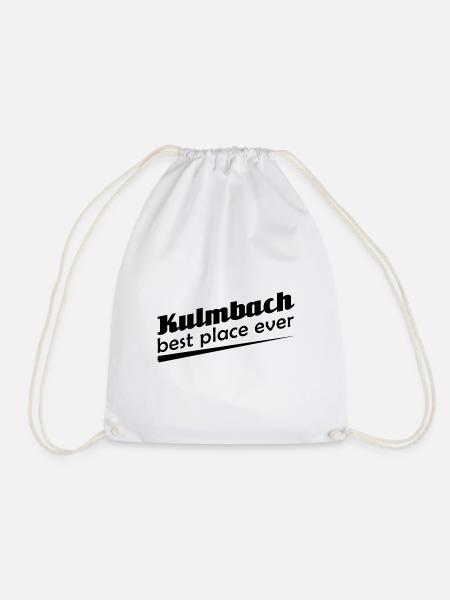 Kulmbach - Stadt best place ever - Turnbeutel - Weiß