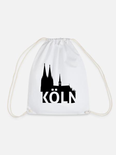 Kölner Dom - Turnbeutel - Weiß