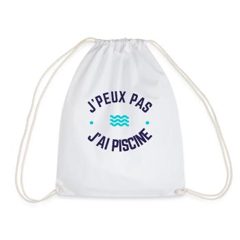 J'peux pas j'ai piscine - Sac de sport léger - blanc - Devant
