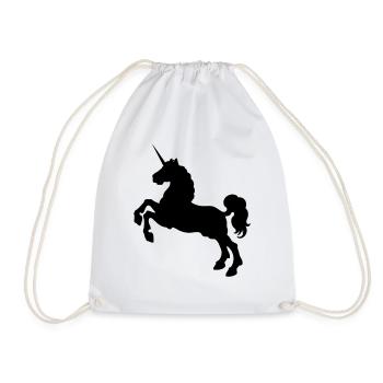 Einhorn - Turnbeutel - Weiß - Vorne